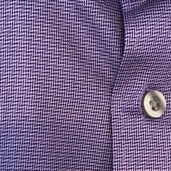 Michael Kors, Purple Button Down, 17/23-33 - Picture 3 of 5